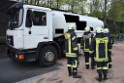 A 4 Rich Olpe vor Rodenkirchener Bruecke Heizoel LKW verliert Heizoel P26